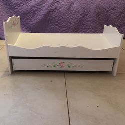 Bed for doll girl