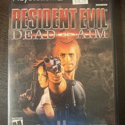 Resident Evil Dead Aim PS2