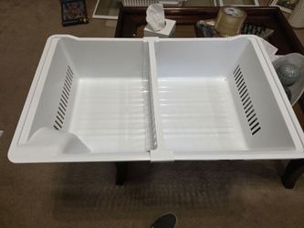 OEM LG Refrigerator Glass Shelves & Freezer Bins / Drawers (Model: LMXS27626)