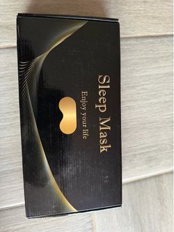 New Bluetooth sleep mask with version 5.4 technology. This black mask has a frequency response of 20Hz-20KHz and an effective range of 15 meters. It i