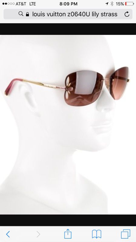 Authentic Louis Vuitton Lily Strass Sunglasses for Sale in Plano