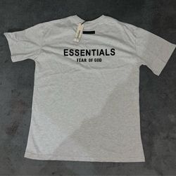 Fear of God Essentials Jersey Crewneck T-Shirt (Gray)