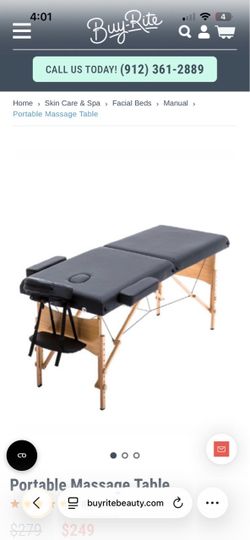 Portable Massage Bed Folding Height Adjustable