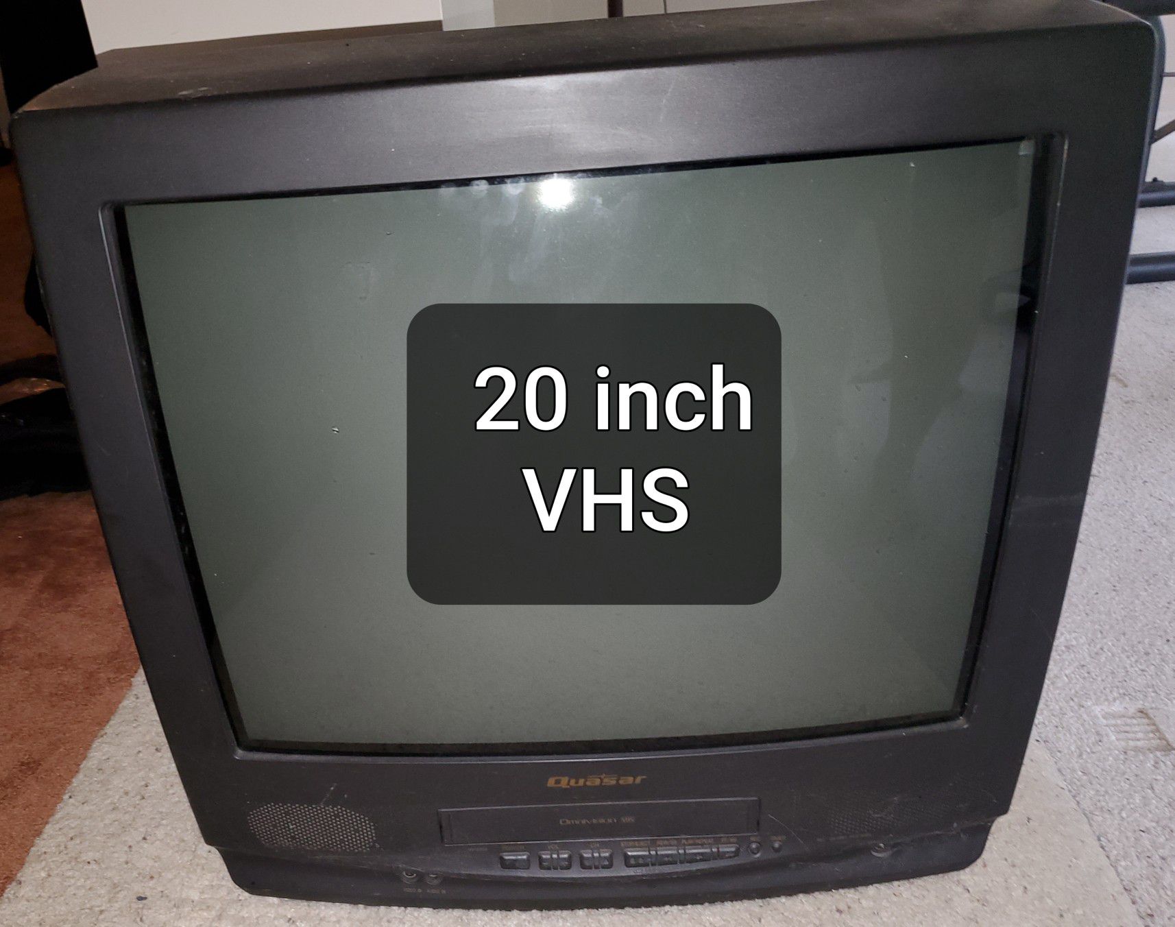 VHS TV 20 inch and these cassettes