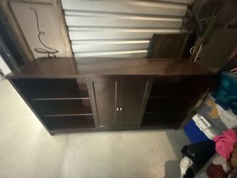 Large motorized tv console / entertainment center