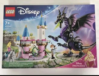 LEGO Disney Maleficent's Dragon Form and Aurora's Castle 43240