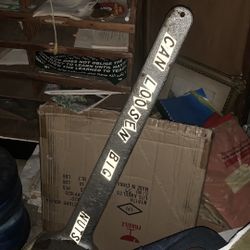 Rare Antique Collectors  Big 36 Inch  Wrench  CAN LOOSEN BIG NUTS