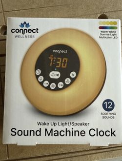 Connect Wellness Sound Machine Clock
