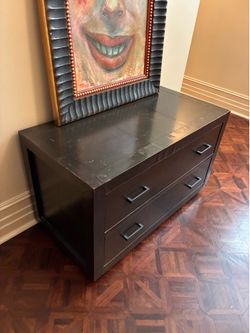 Restoration Hardware 40” 2-Drawer Nightstands / Dressers – Matching Pair