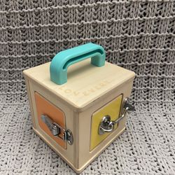 Wooden Baby Lovery Lockbox Toy