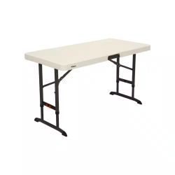 Lifetime Plastic Folding Table 48”X24”