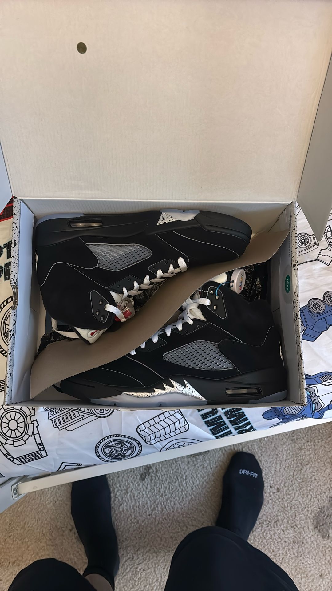 Jordan 5 Metallic Size 10 New