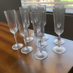 Fluted glassware 81/4”tall