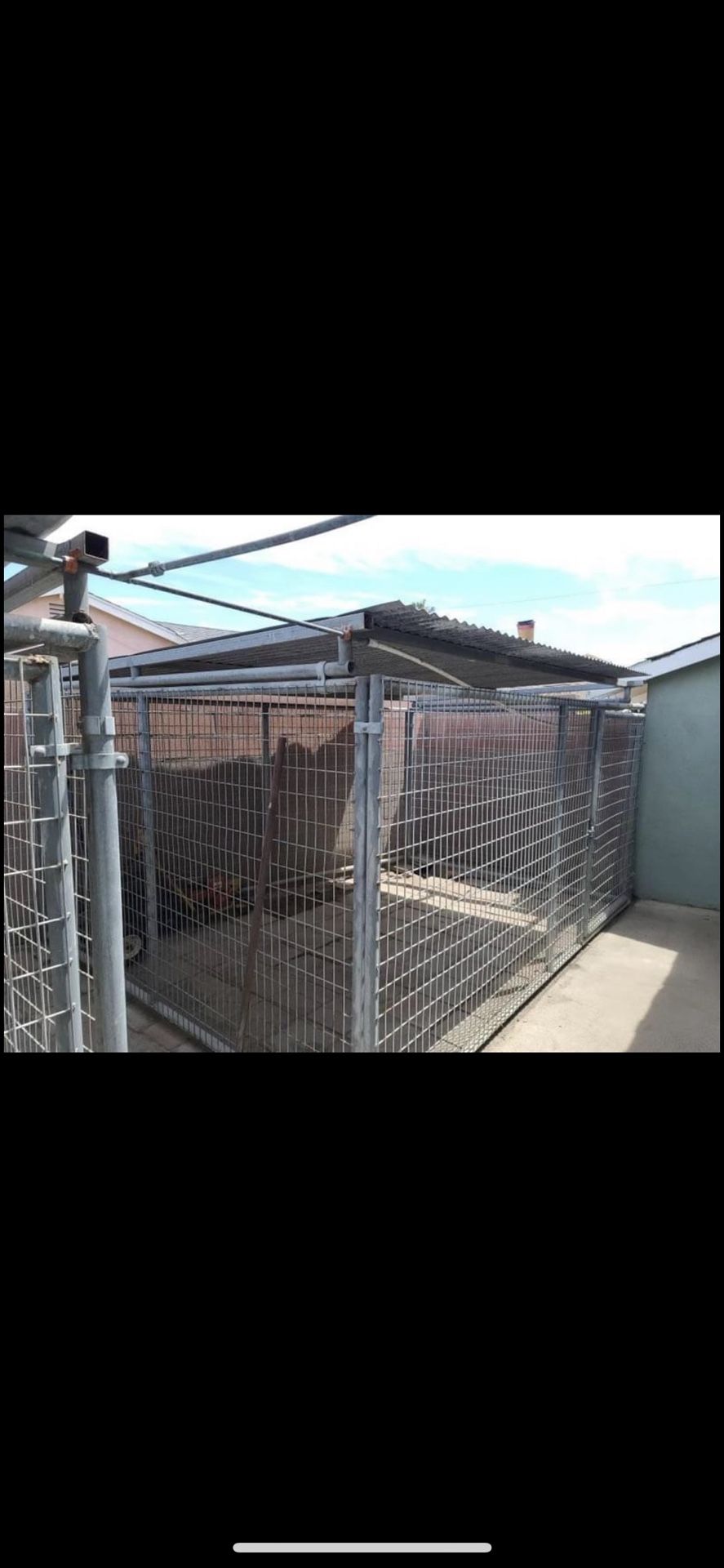 Dog run kennel