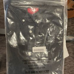 Supreme embossed Denim Button Down 