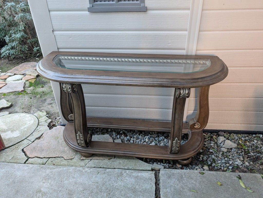 Display Console End Table