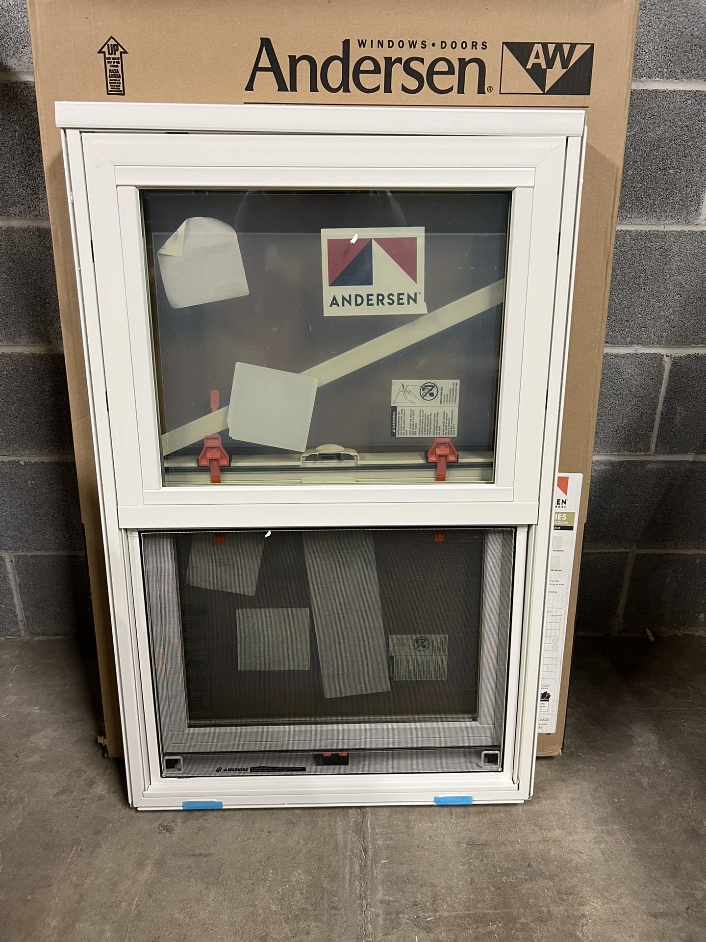 Andersen 24 x 38 100 Series White Single Hung Insert Replacement Window