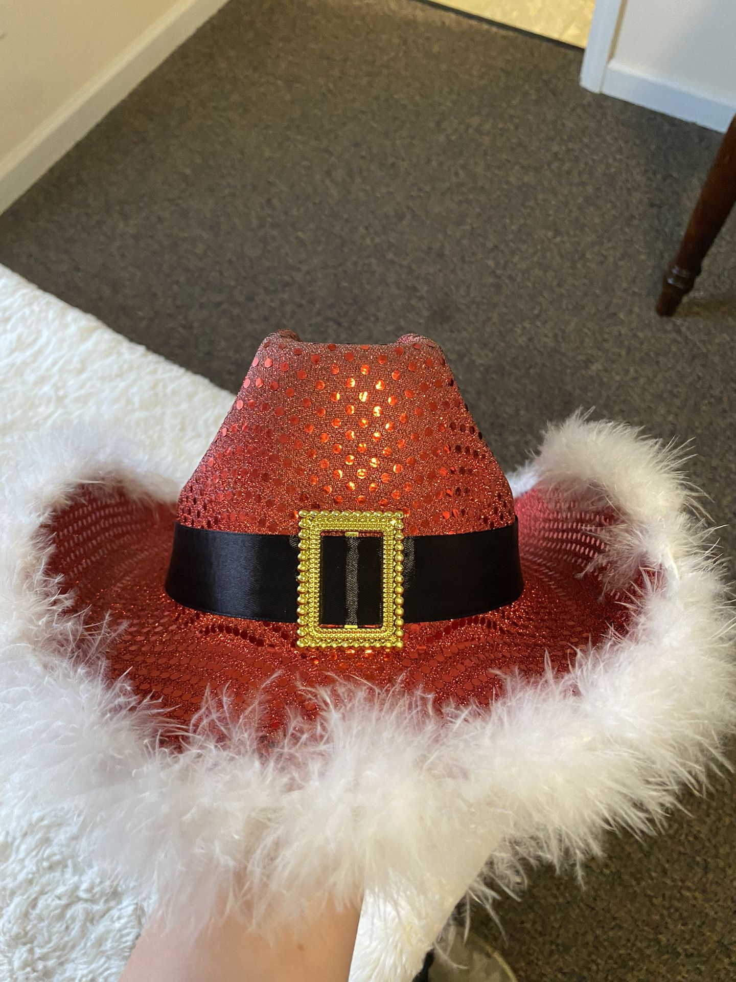 Santa Cowgirl Hat