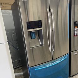 Samsung French Door In Stainless Steel With Food Showcase Counter Depth