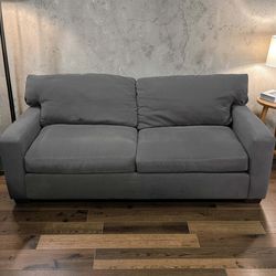 Large Grey Loveseat 