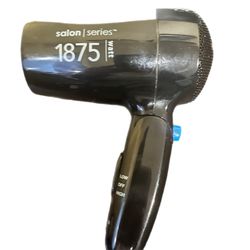 : Conair Salon Series 1875W Travel Hair Dryer w/ Pouch — Works — $15 ✨ Price: $15 (accept offers) Short: Conair Salon Series 1875 (1875W) travel hair 