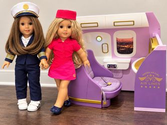 American Girl Airlines Ultimate Collection – Airplane + Outfits + Snack Cart