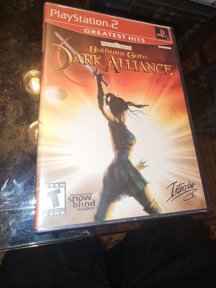 Baldurs Gate Dark Alliance PS2