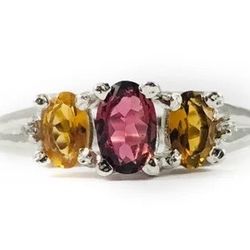 Natural tourmaline Ring