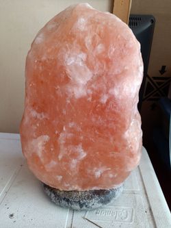 Salt rock lamps