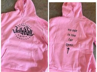 New XXL Pink Jelly Roll Nashville Hooded Sweatshirt