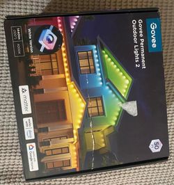 New Govee Permanent Outdoor Lights 2 50ft RGBIC Outdoor Lights with 16 Million Colors and 100 Scene Modes IP67 Waterproof Holiday & Party Decorations