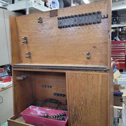 Vintage Wooden Tool Box