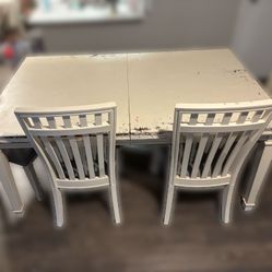 Solid Wood Dining Table Set 