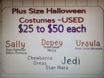 Used Plus Size Costumes