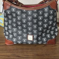Dooney & Bourke NFL Oakland Raiders Large Hobo Bag