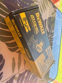 Open box DEWALT ATOMIC 20V One-Handed Reciprocating Saw (Model DCS369B).