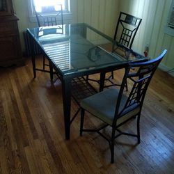 Glass Dining Room Table 