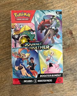 Journey together 6 booster packs bundle-pokemon card