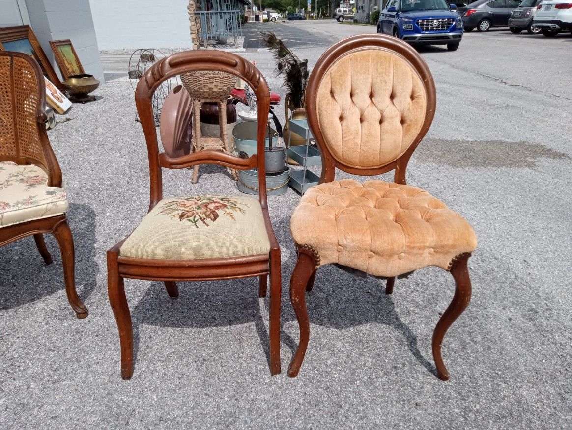 2 Antique Parlor Chairs