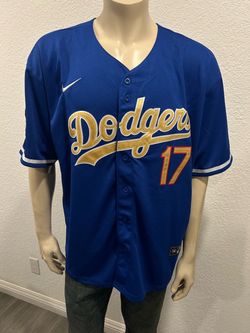 Shohei Ohtani #17 Dodgers Blue Stitched Jersey
