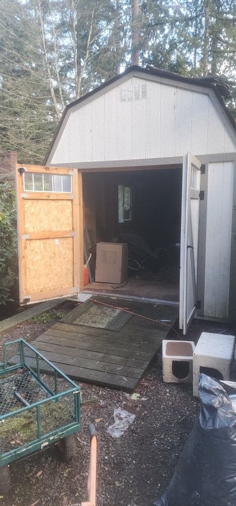 Wood Storage Shed