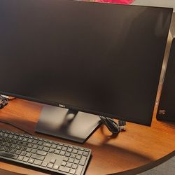 HP Desktop With 27" Dell Monitor