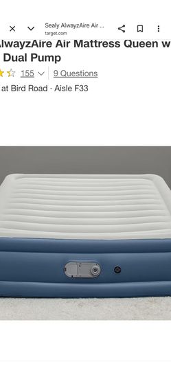 Queen air mattress used 2 times out of town guest