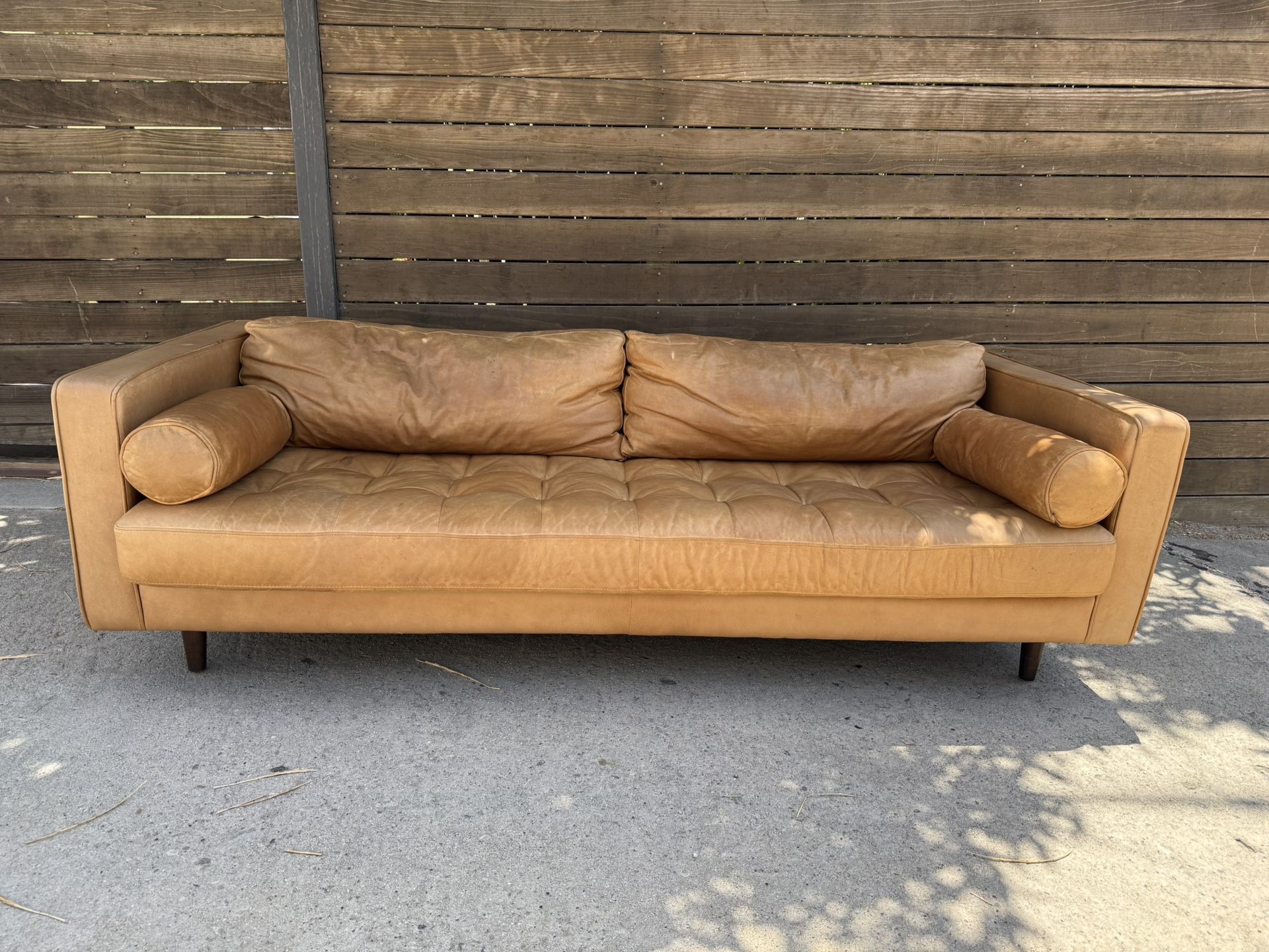 Article SVEN 88” Leather Sofa