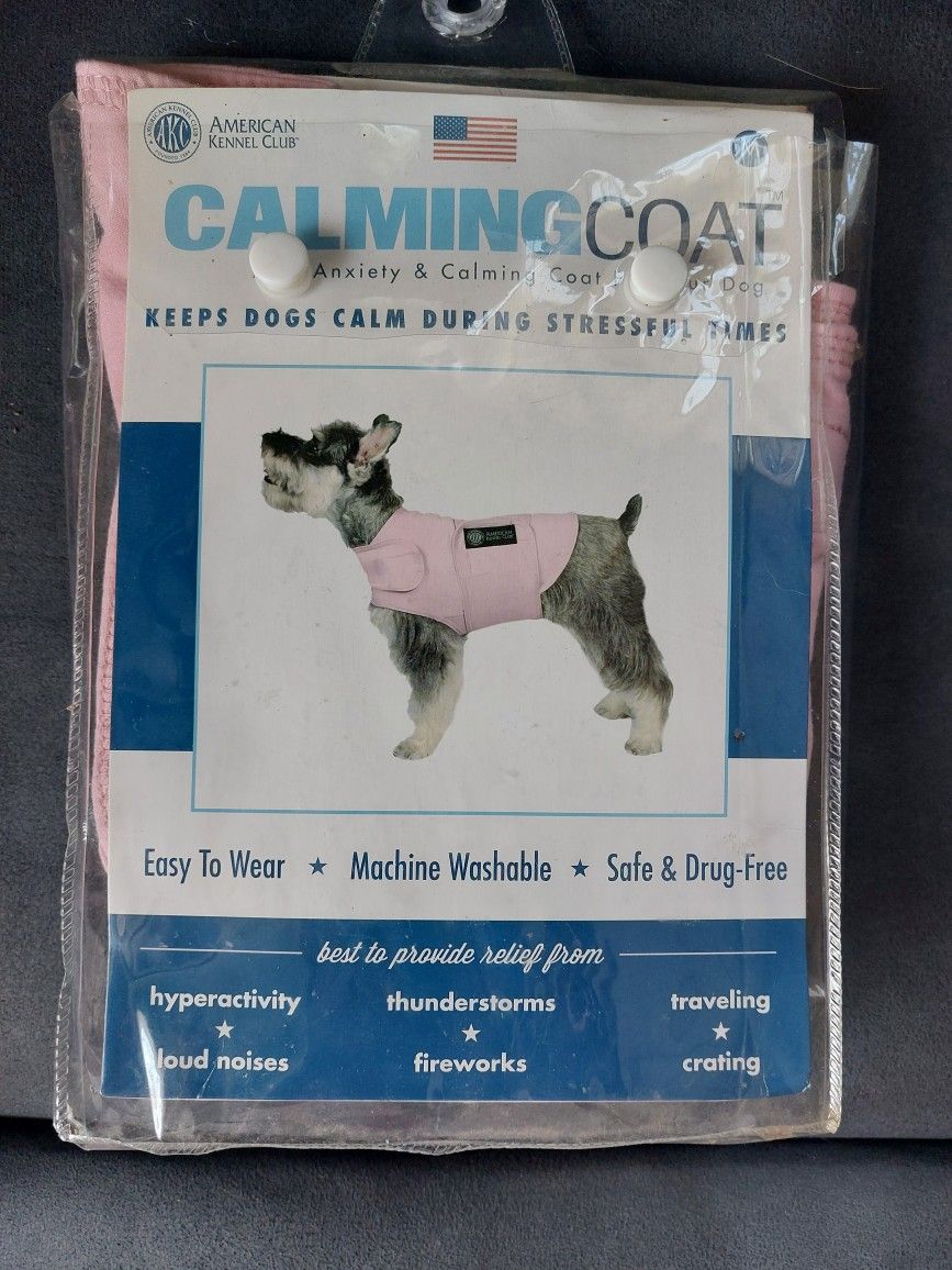 
American Kennel Club Anti Anxiety and Stress Relief Calming Coat for Dogs, Size M