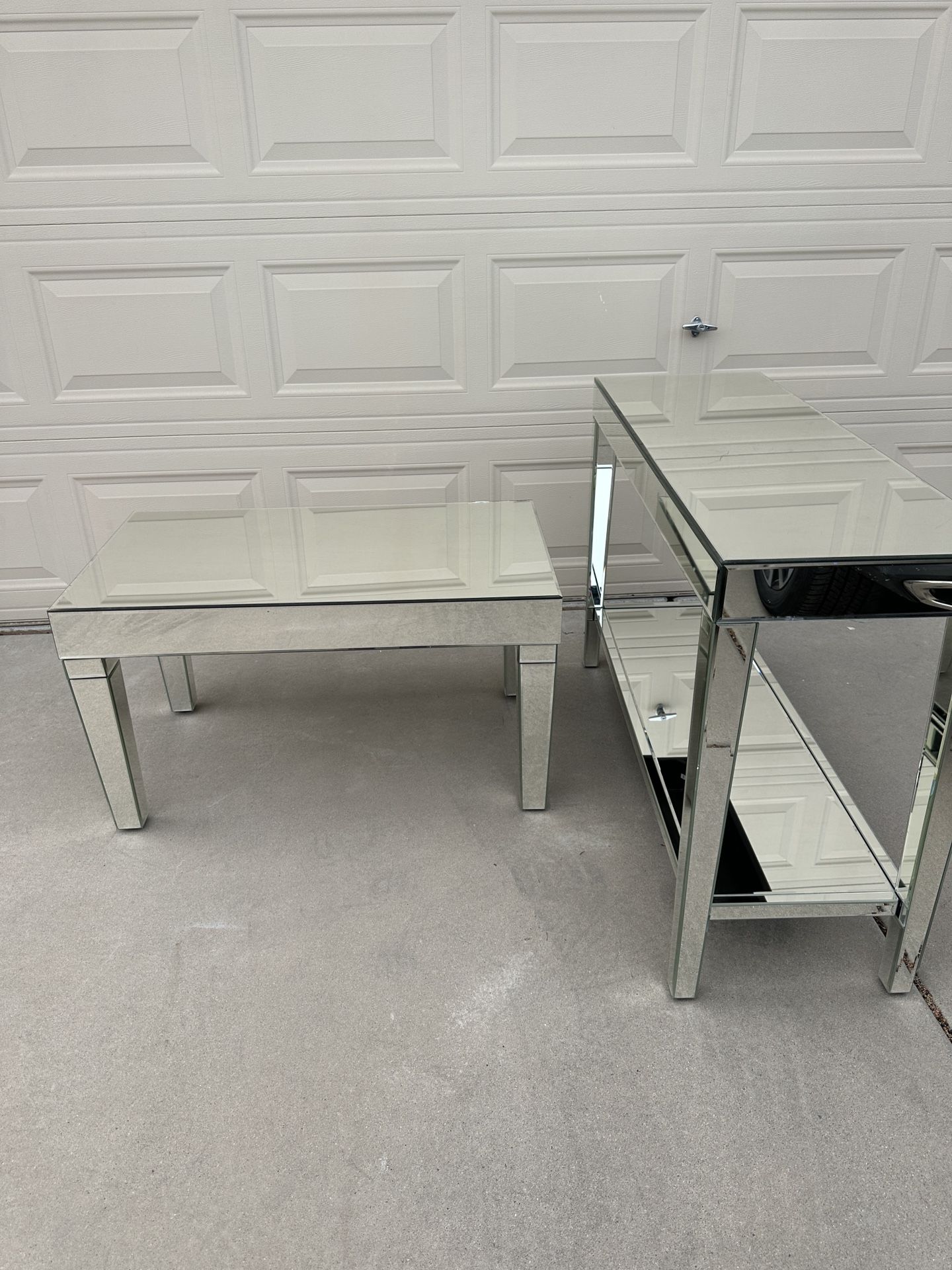 Mirror Console And Coffee Table