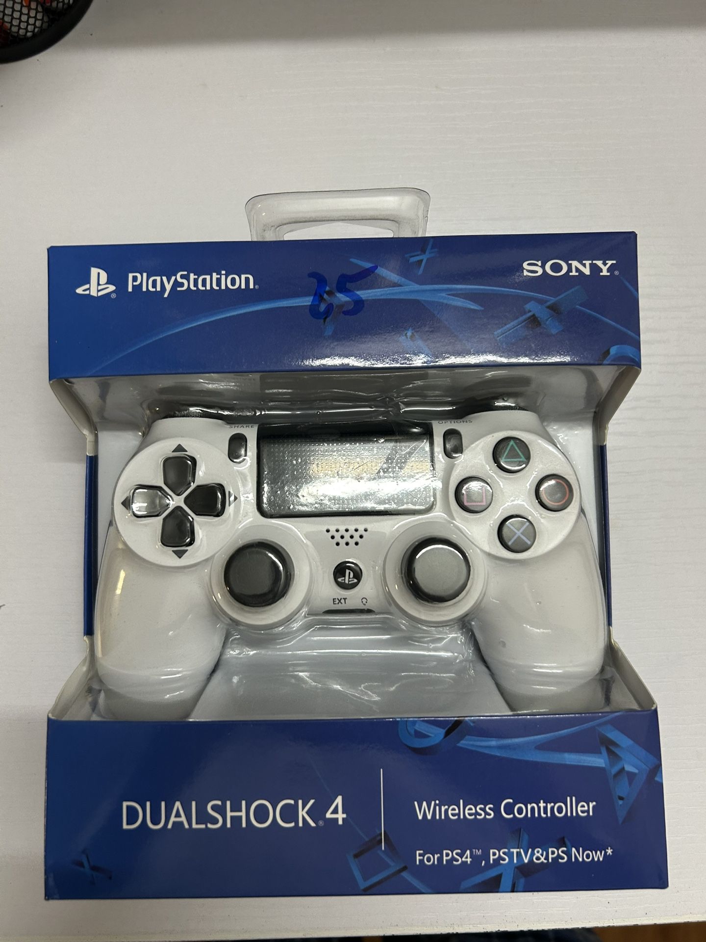 White PS4 Controller
