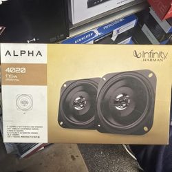 Infinity Alpha 4020 4" 2-Way Coaxial Car Speakers