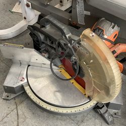 RIDGID 15 Amp 10-inch Dual Bevel Miter Saw with LED Cut Line Indicator