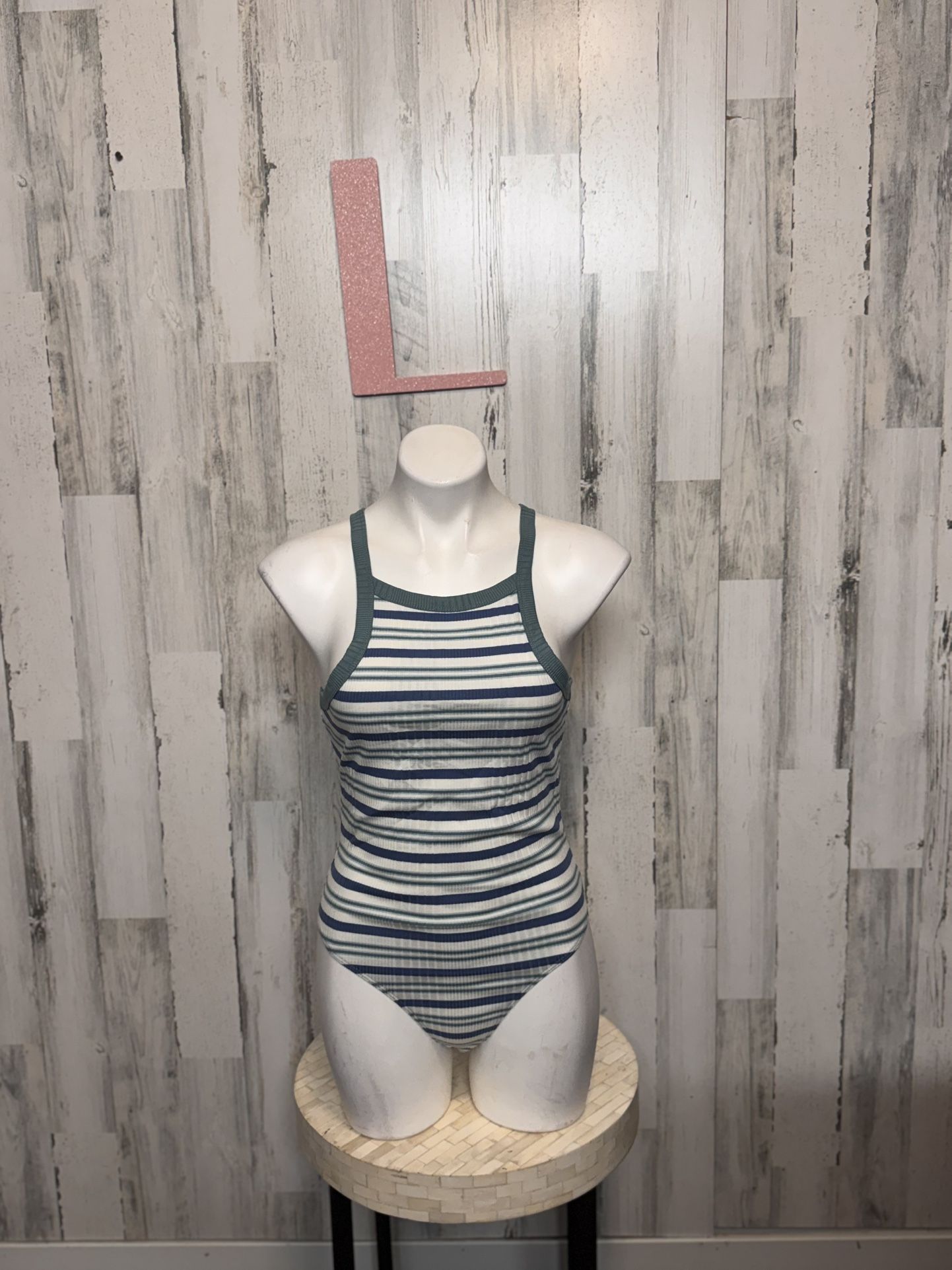 Forever 21 Stripped Bodysuit 